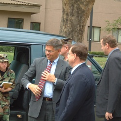 Deputy Under Secretary of Defense for Personnel & Readiness Charles S. Abell Visits DMDC Asia Sep 2001